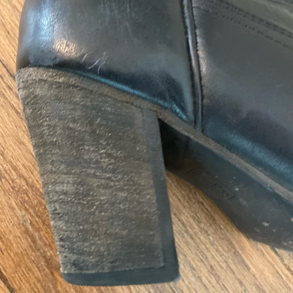 Frye Black Ankle Boots with 3” Heel - sz7 - Picture 6 of 13